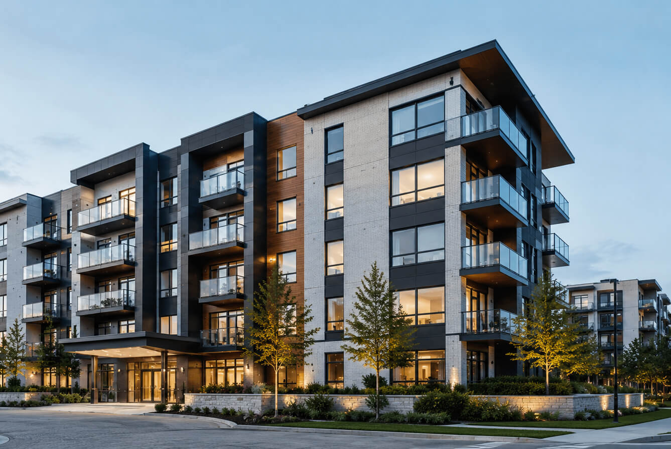 Complexe résidentiel comprenant des logements locatifs